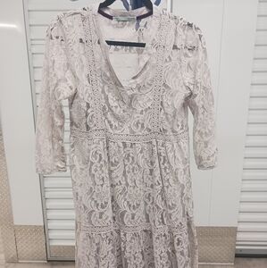 Maurices Womens Lace Dress XS Fairy Crochet
